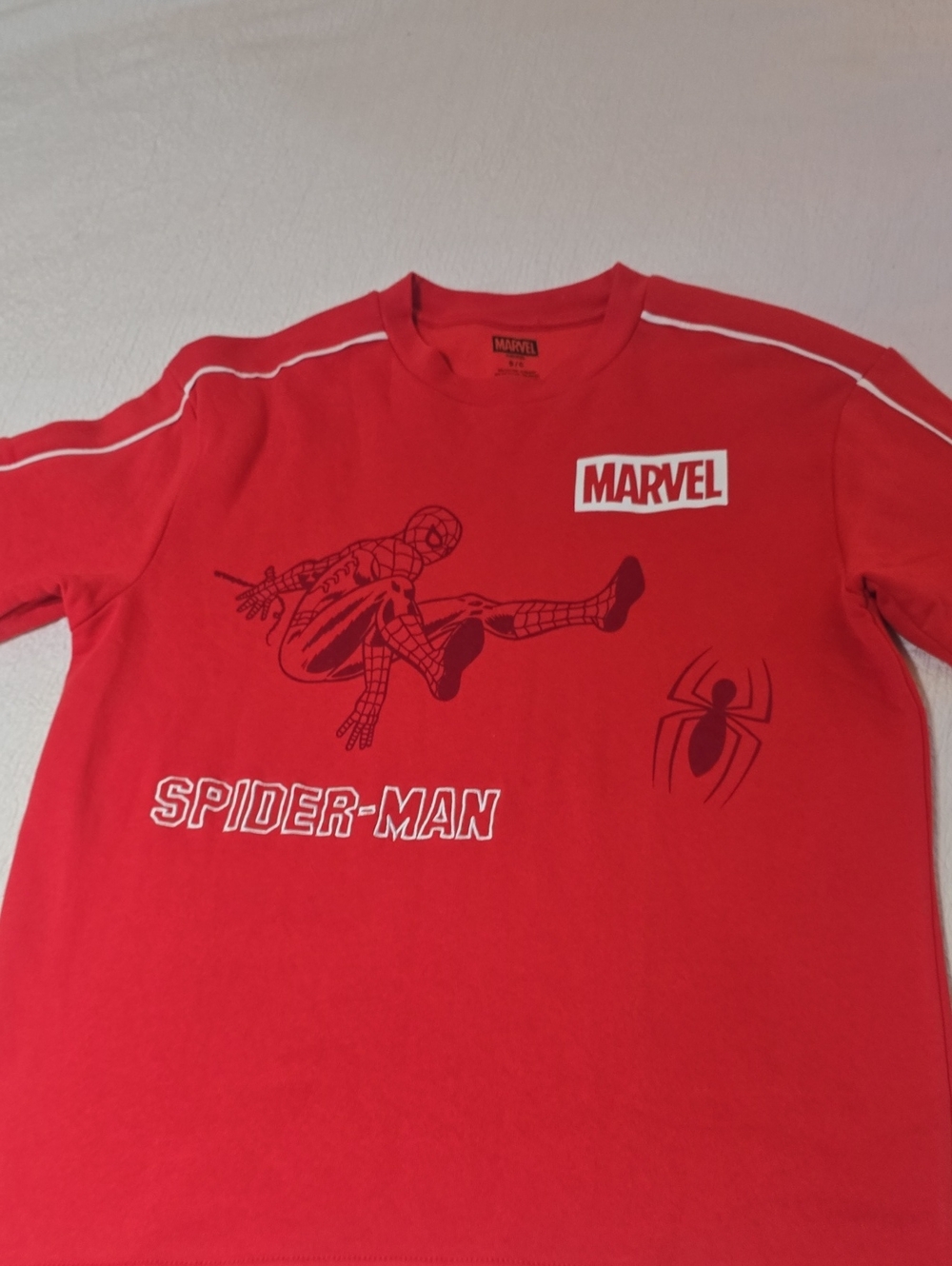 Marvel Spider-Man Red Graphic Tee for Men
